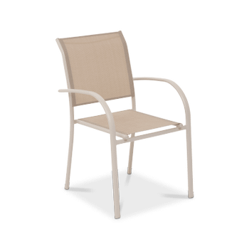 Tuinstoel stapelbaar RISERVA Beige Tuinstoel stapelbaar RISERVA Beige