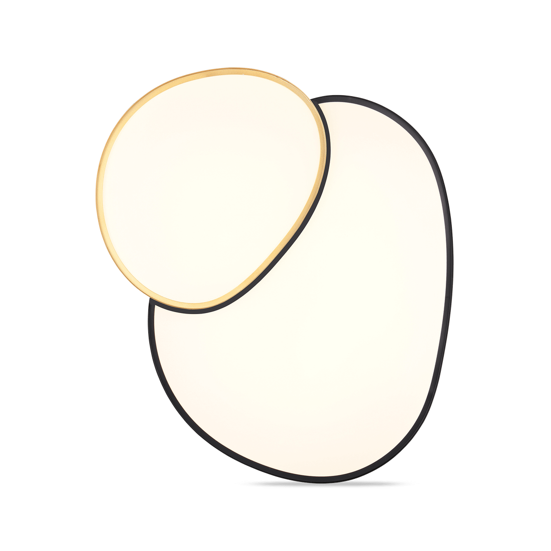 Plafonnier RISE XL Met. Mat Zwart/Goud Plafonnier RISE XL Met. Mat Zwart/Goud