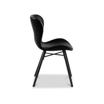 Stoel PLATS PU Retro Black Stoel PLATS PU Retro Black