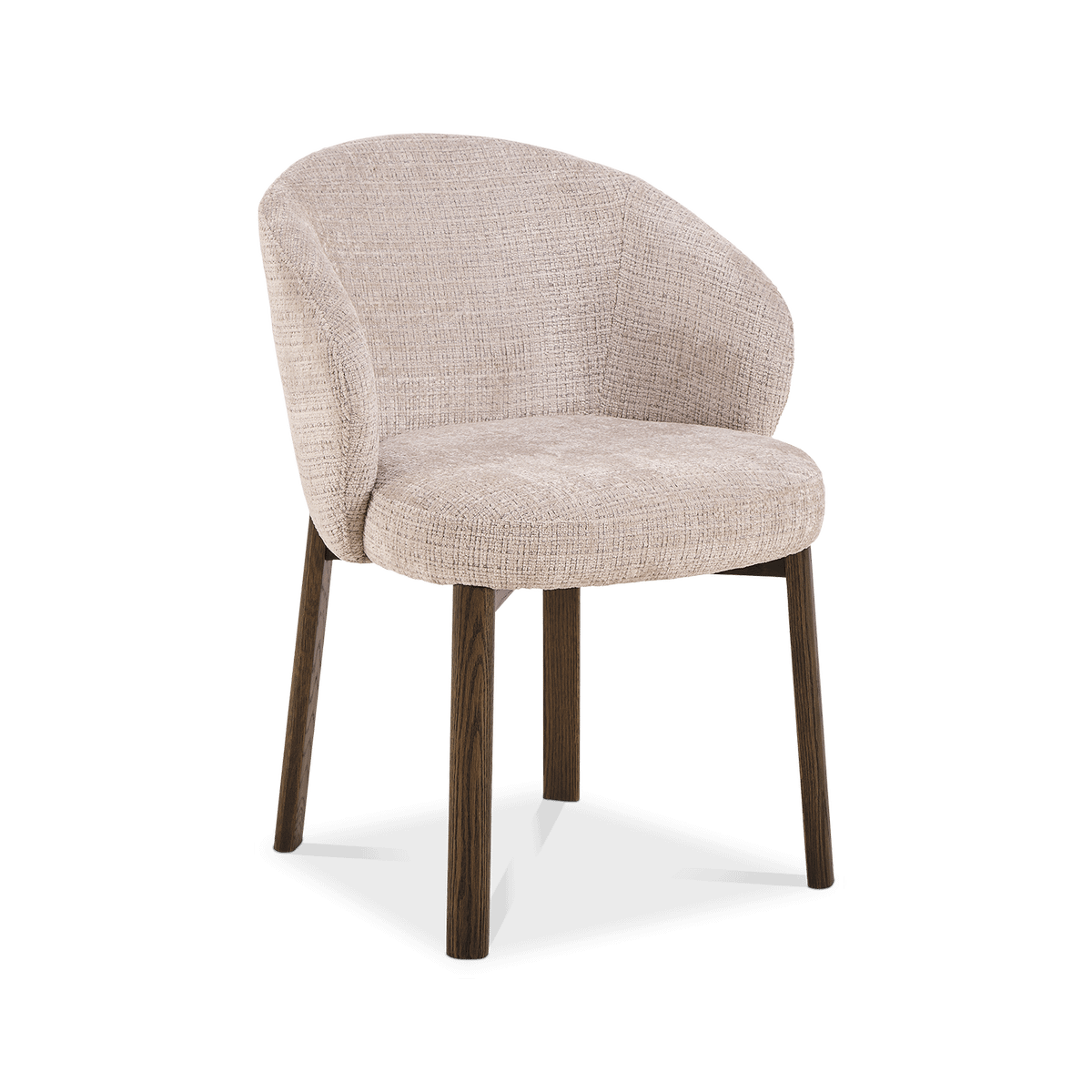 Stoel OKKE Juto Beige - Poot Smoked Oak