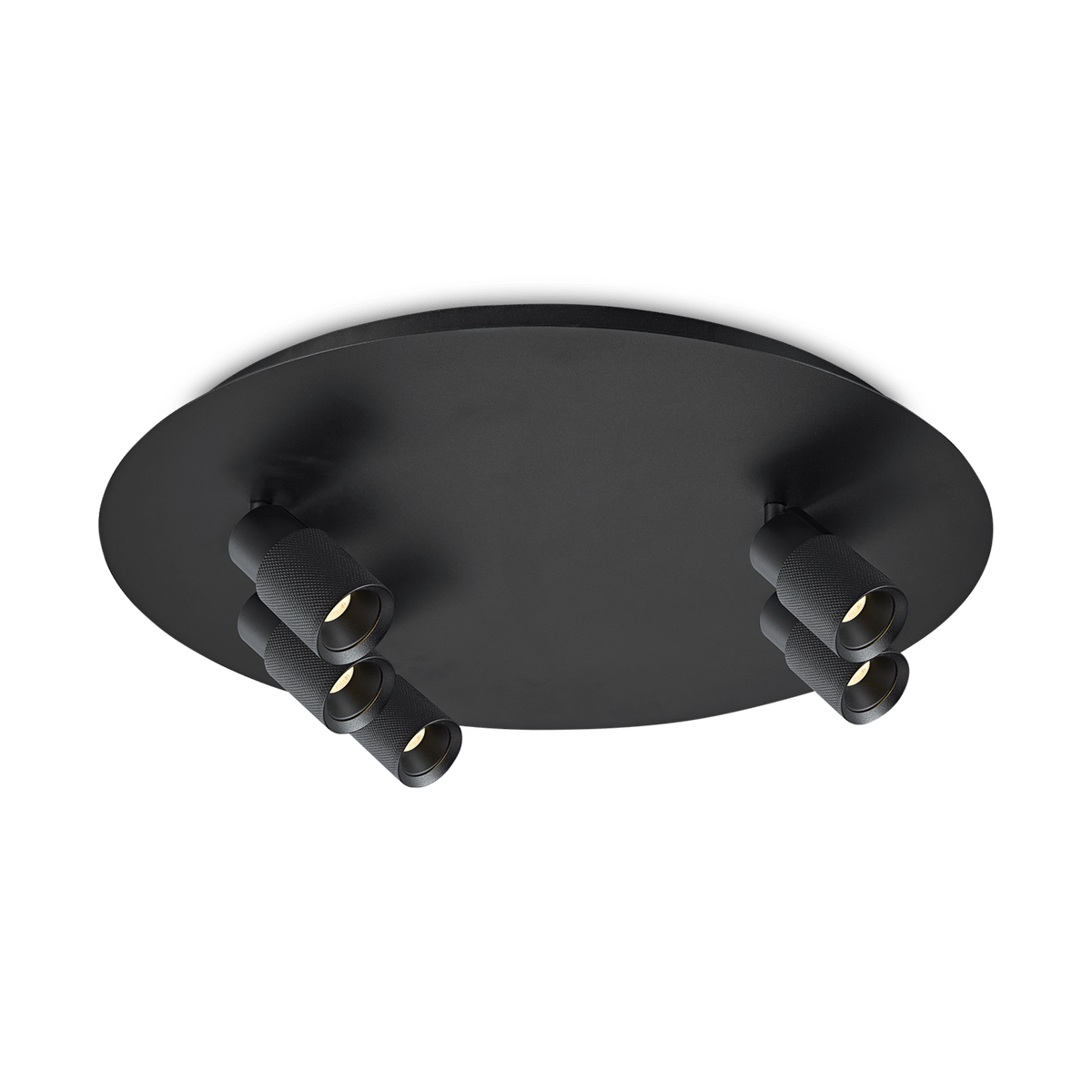 Plafonnier NYSAL Rond 5Del. Zwart