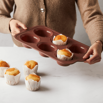 Muffin Bakvorm VINTA Sil. Rood Muffin Bakvorm VINTA Sil. Rood