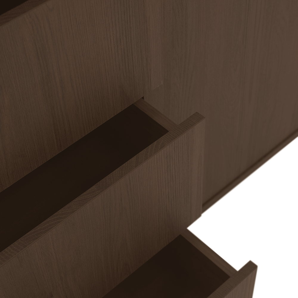 Bergkast LISBOA Brown Oak B149