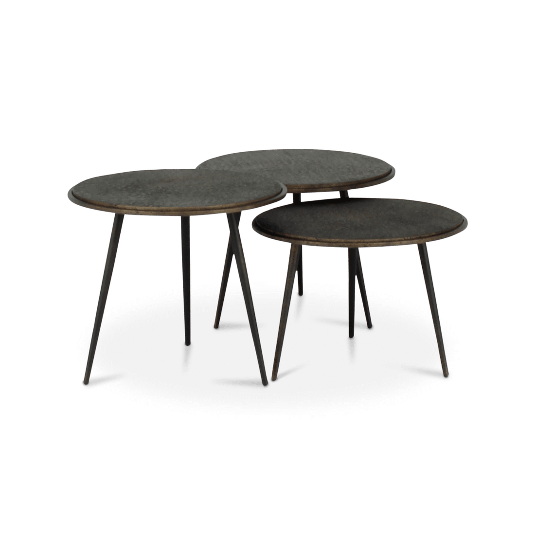 Salontafel NAYA Metallic grijs Salontafel NAYA Metallic grijs