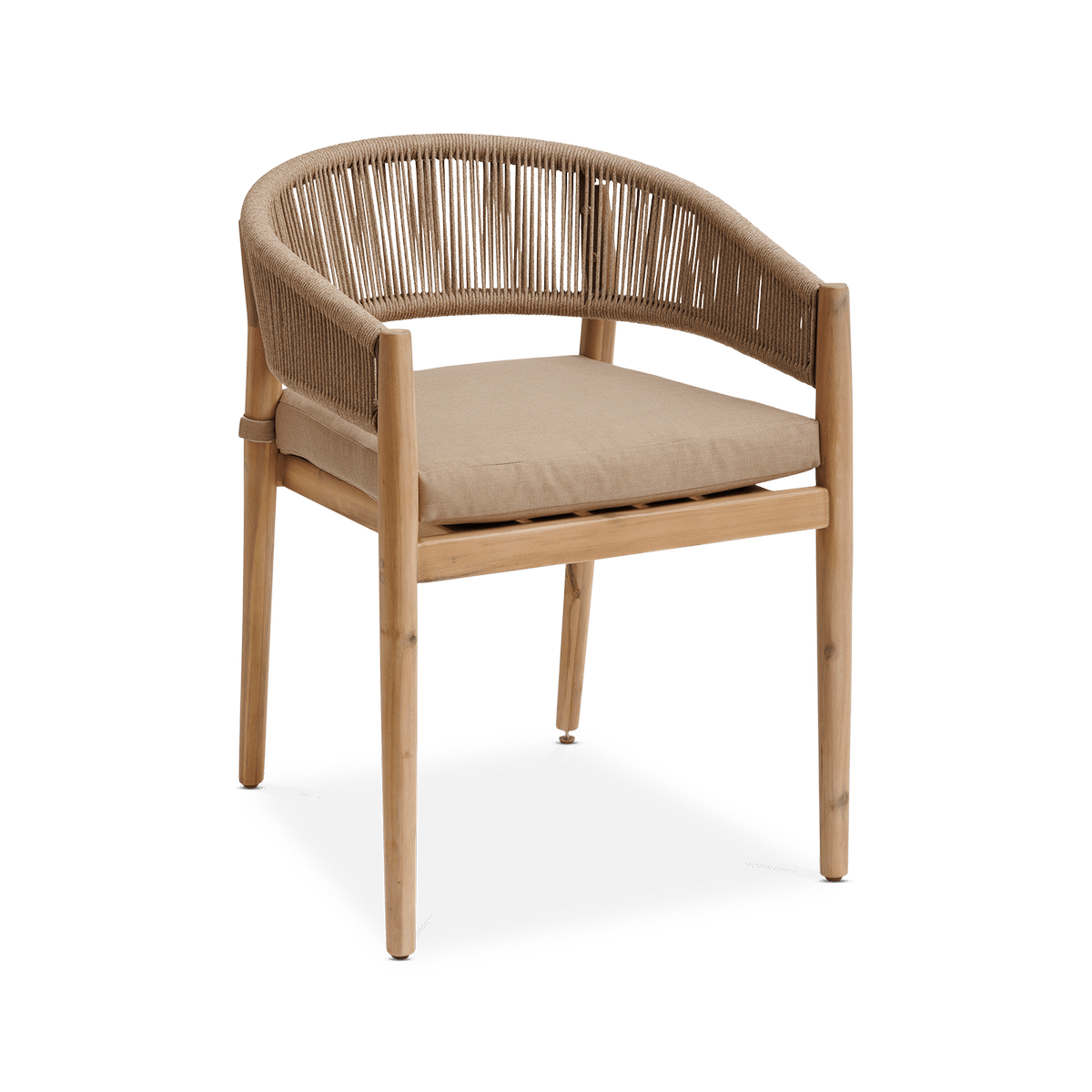 Armstoel VOLTERRA Acacia/Beige