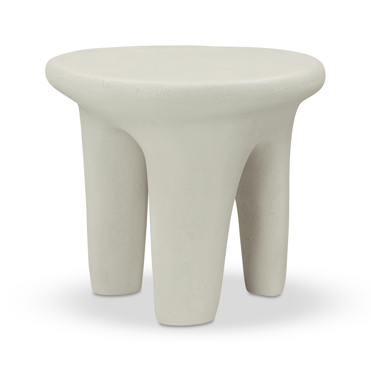 Bijzettafel ARP 56x46 Microcement Ivory