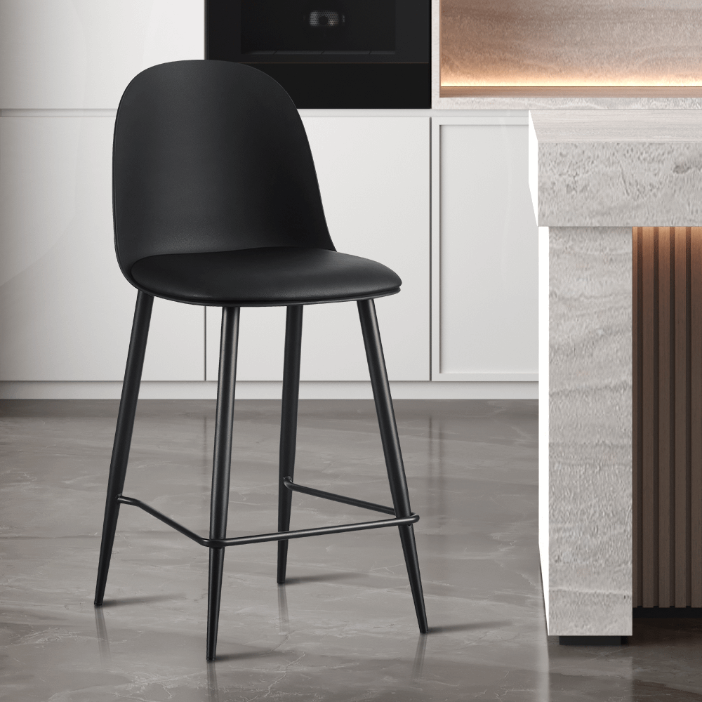 Barstoel MALOU PU Zwart ZH66