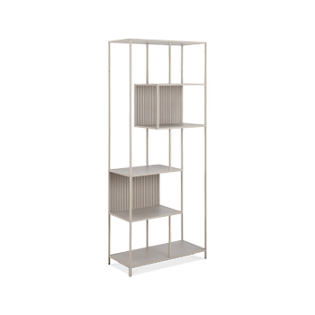 Boekenrek BOKSKAP Grijs Assym. B77 Boekenrek BOKSKAP Grijs Assym. B77