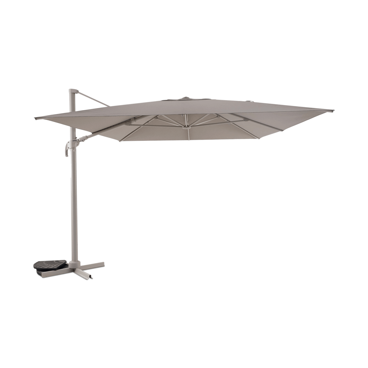 Zweefparasol GUBBIO Kantelbaar Taupe