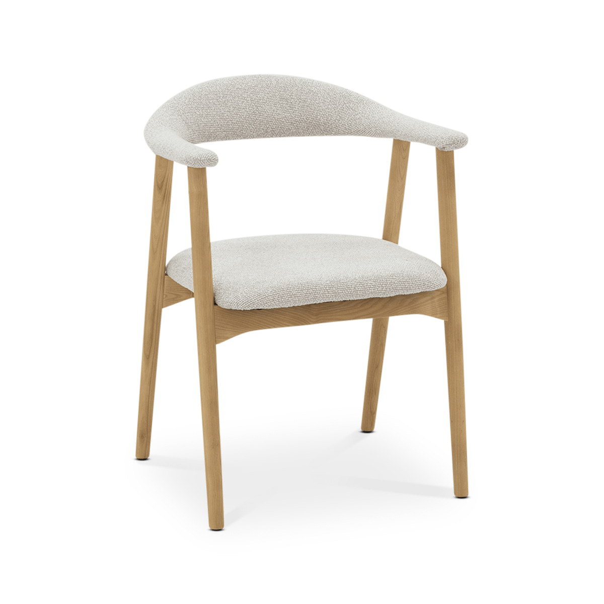Armstoel COLETTA Soft Limestone/Ash Wood Natural