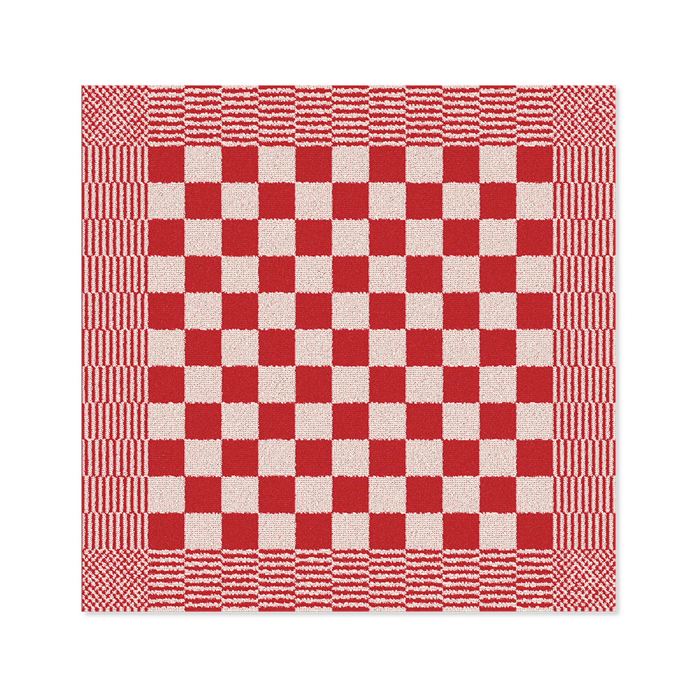 Keukendoek DDDDD 50x55 Rood