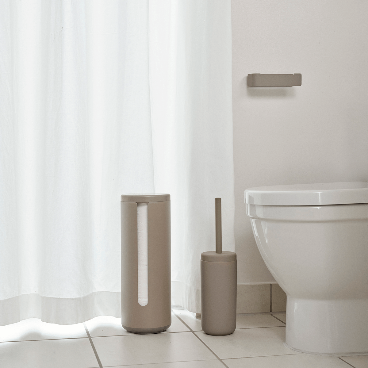 Wc-Borstel UME Taupe