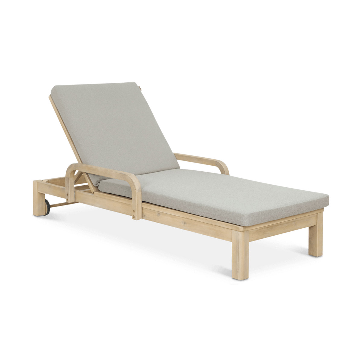 Verstelbaar Ligbed PORTOFINO Acacia/Taupe