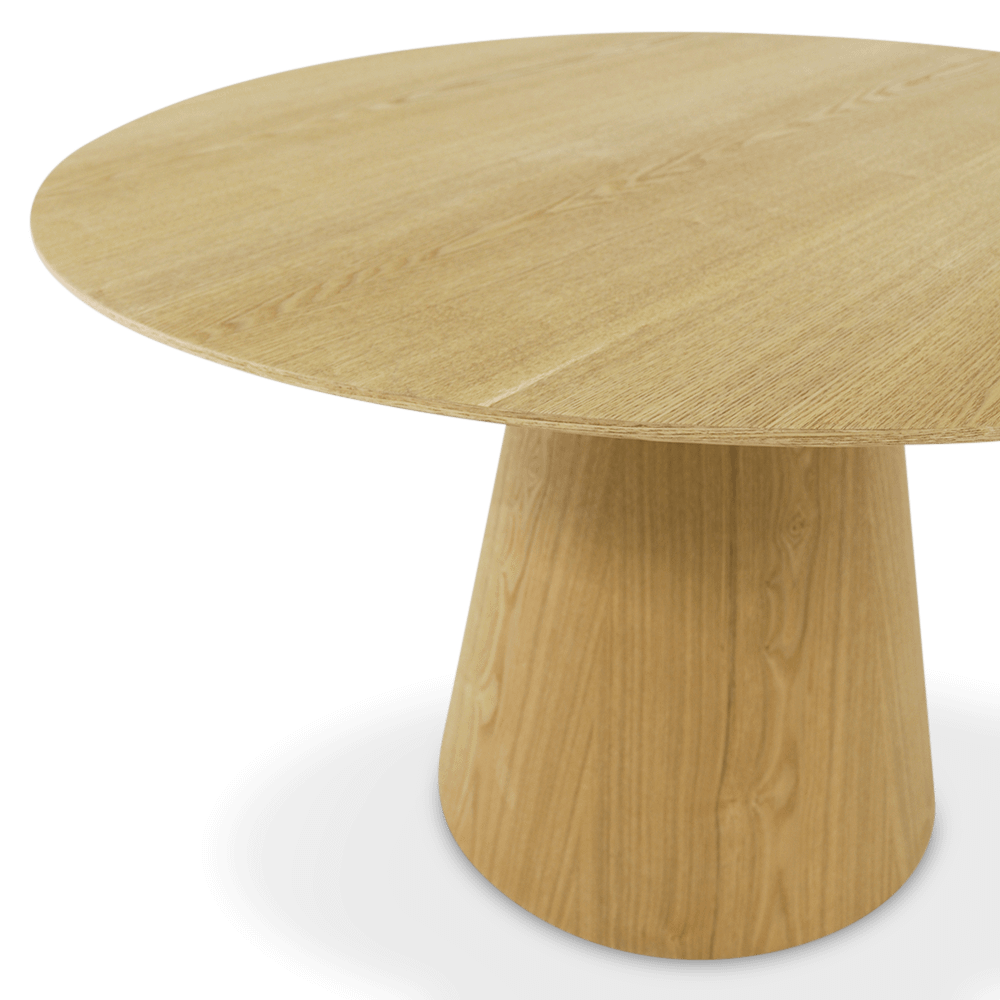 Eettafel FERMO Ø120 Fineer Natural Eettafel FERMO Ø120 Fineer Natural