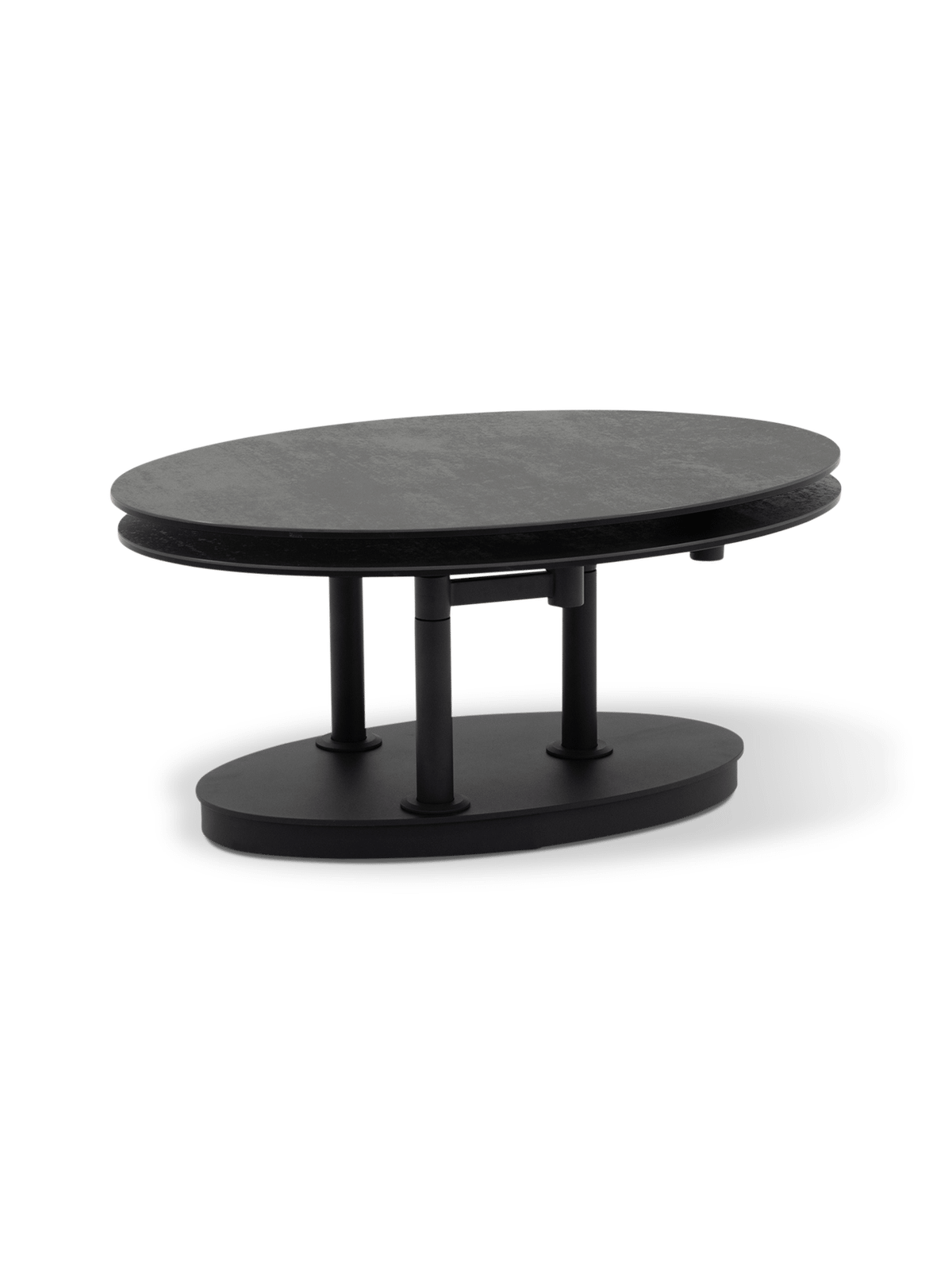 Salontafel Alba Roulette Keramiek Zwart