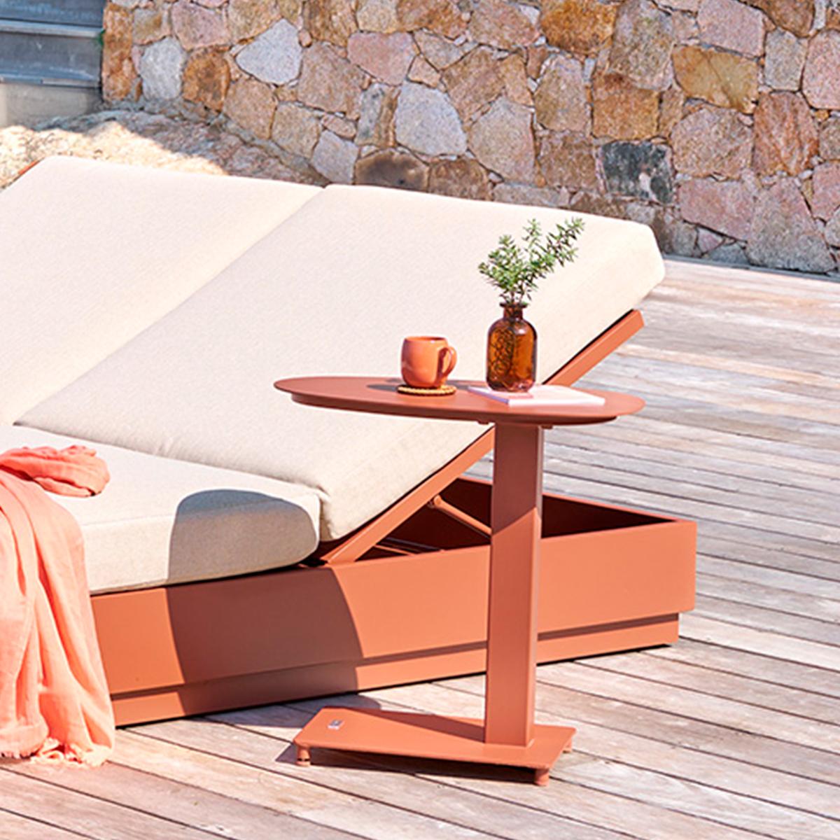 Bijzettafel CREMONA Acajou