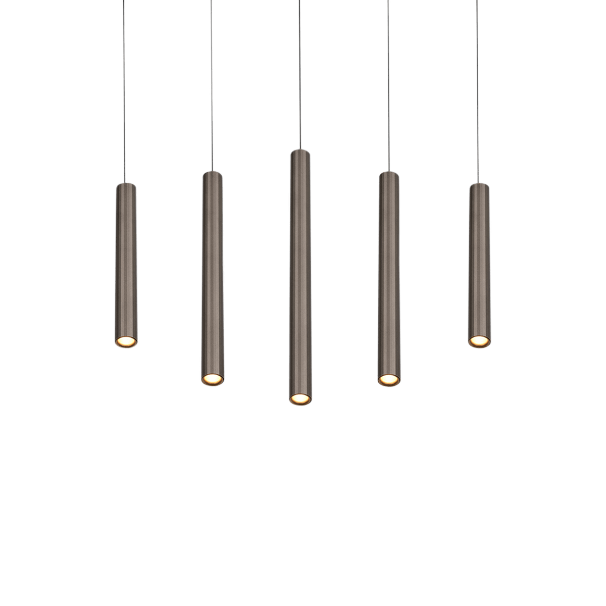 Hanglamp ARIMATO Rechthoekig 5Del. Platina
