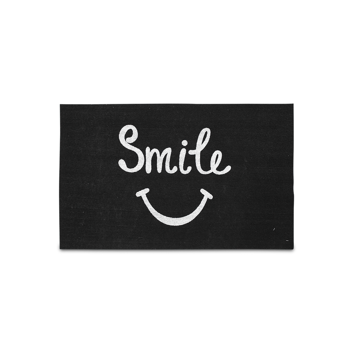 Deurmat SMILE Zwart
