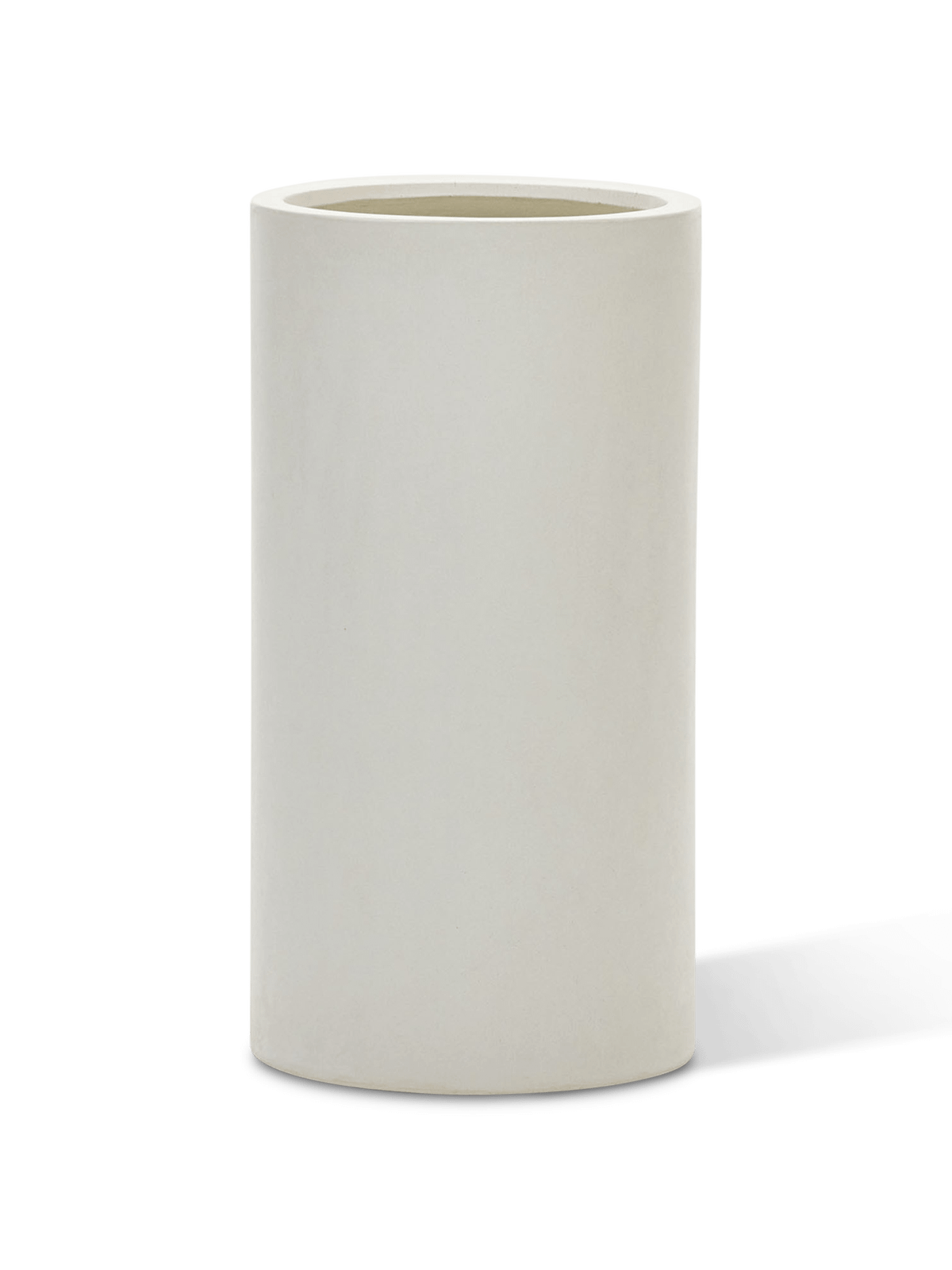 Aiguablava bloempot in wit cement, ⌀42 cm