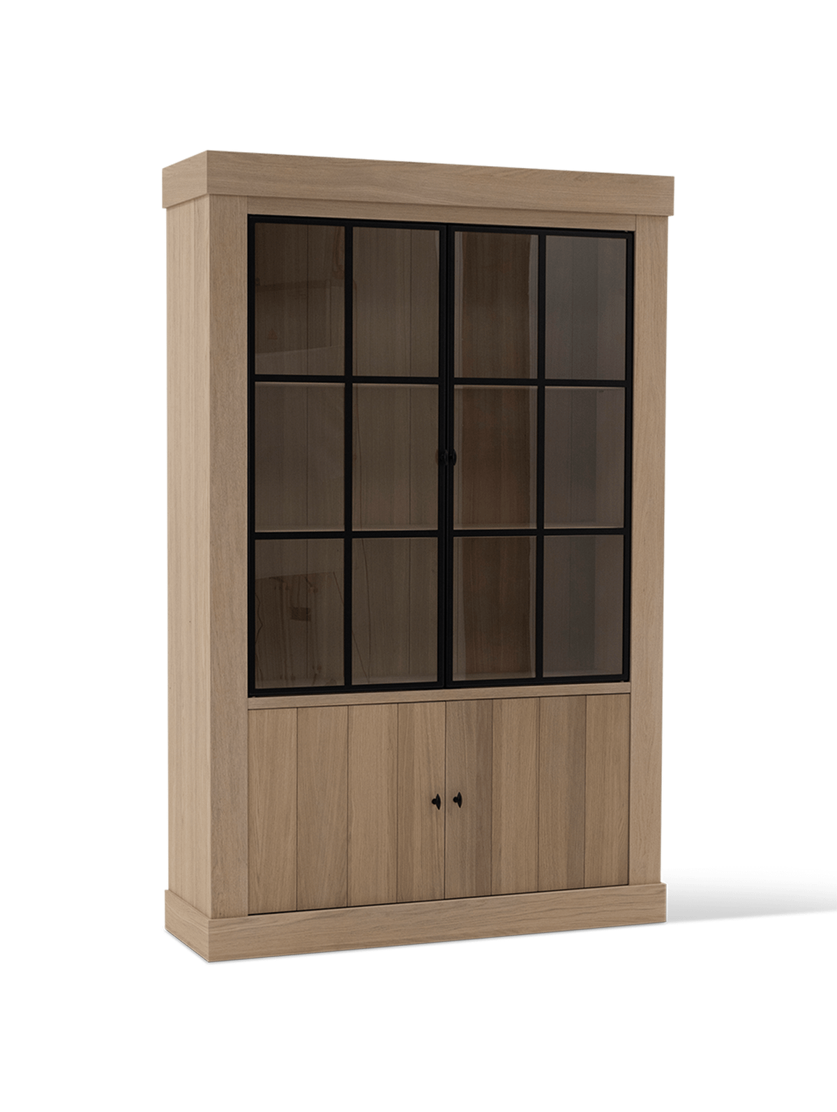 Vitrinekast Baltic Naturel Eik