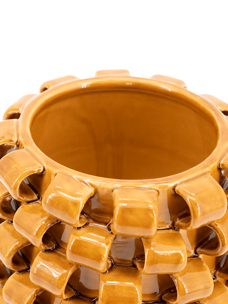 Vaas Loopa Mosterdgeel