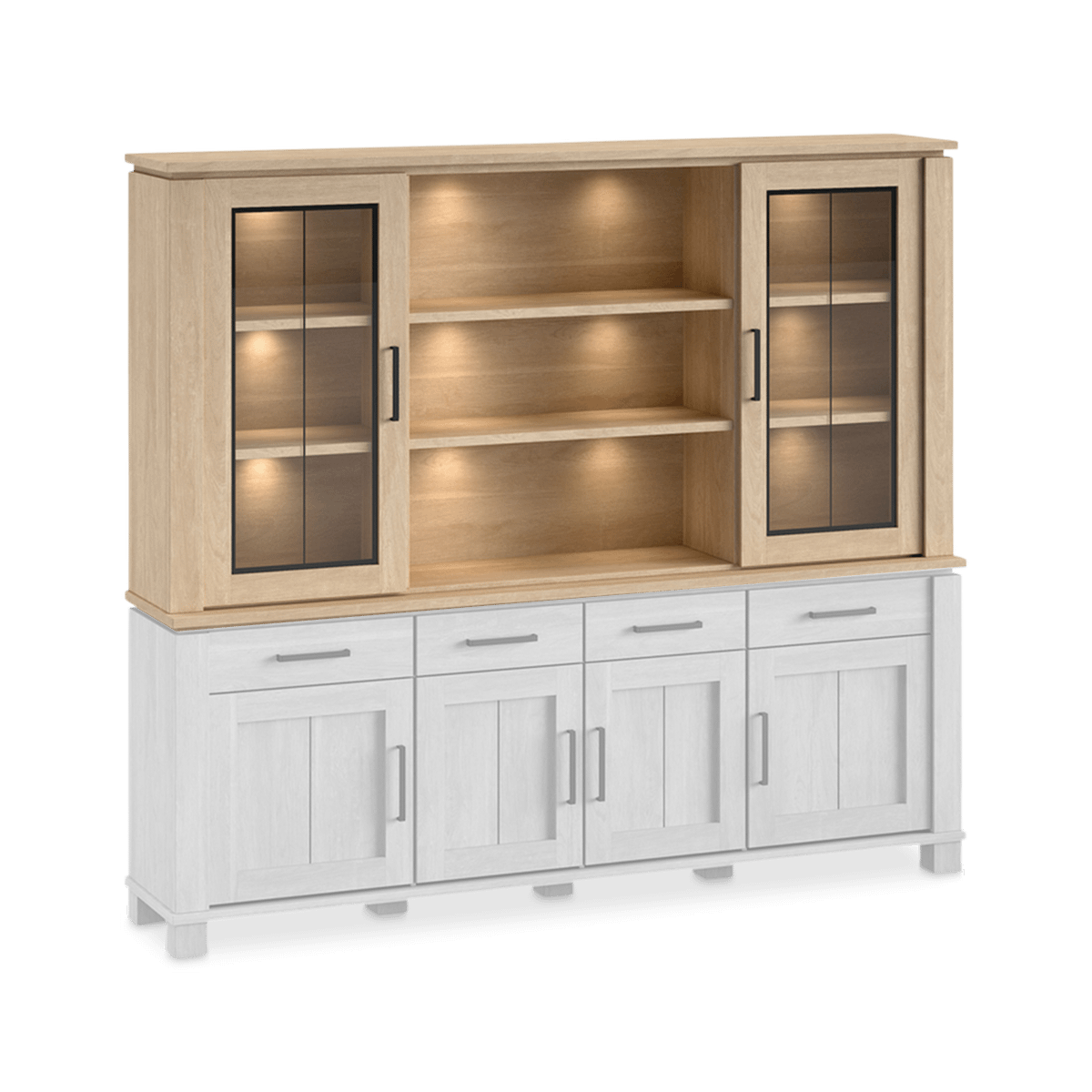 Opzetkast BELMONTE Brushed Sand Oak B233