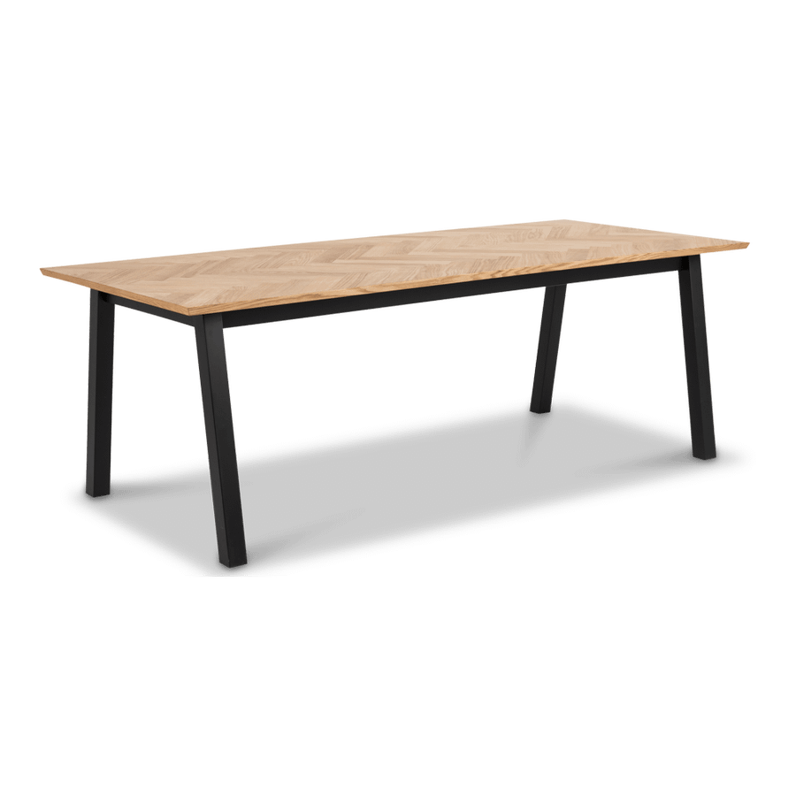 Eettafel SUSSEX Vissengraat Eik 220x95 Eettafel SUSSEX Vissengraat Eik 220x95