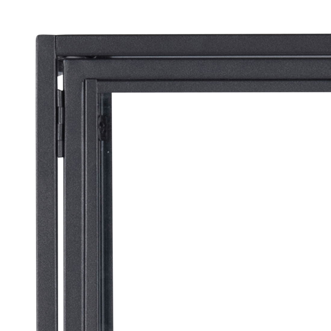 Vitrinekast BOKSKAP Ash Black B77 Vitrinekast BOKSKAP Ash Black B77