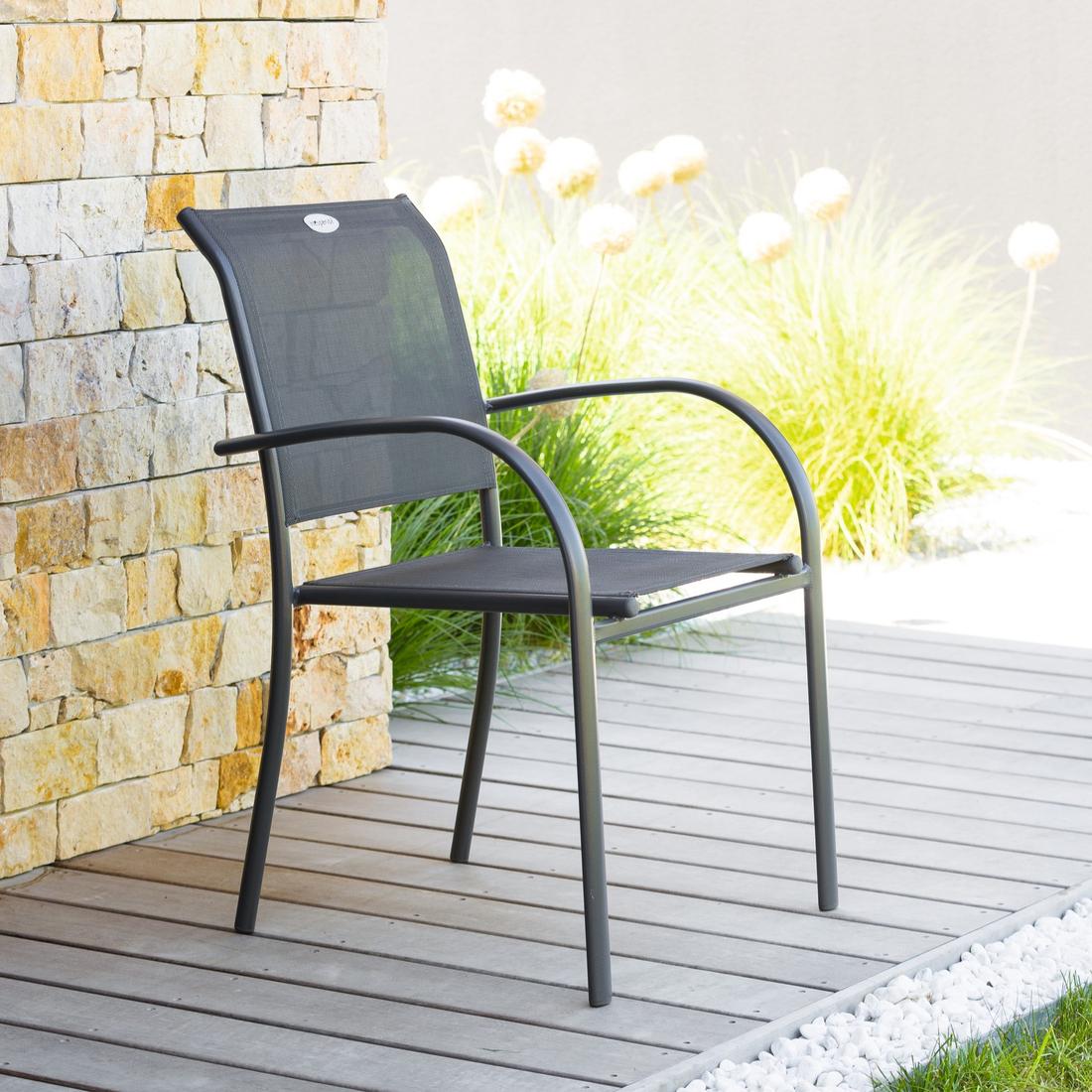 Tuinstoel RISERVA Grafiet Tuinstoel RISERVA Grafiet