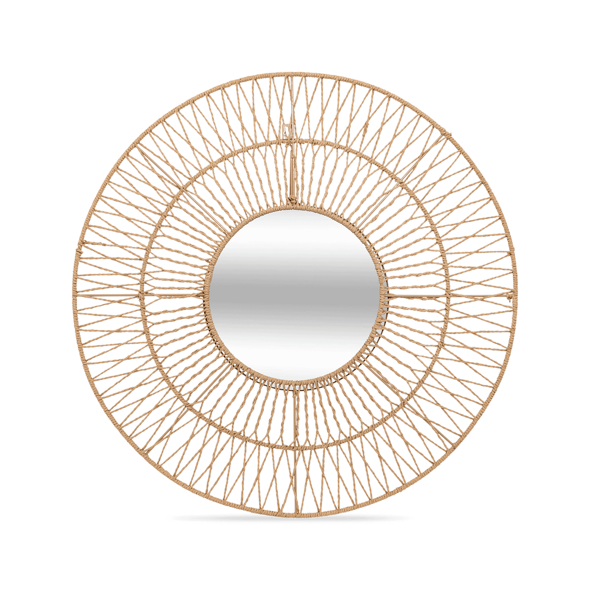 Spiegel MIZLI Ø75 Touw Naturel 