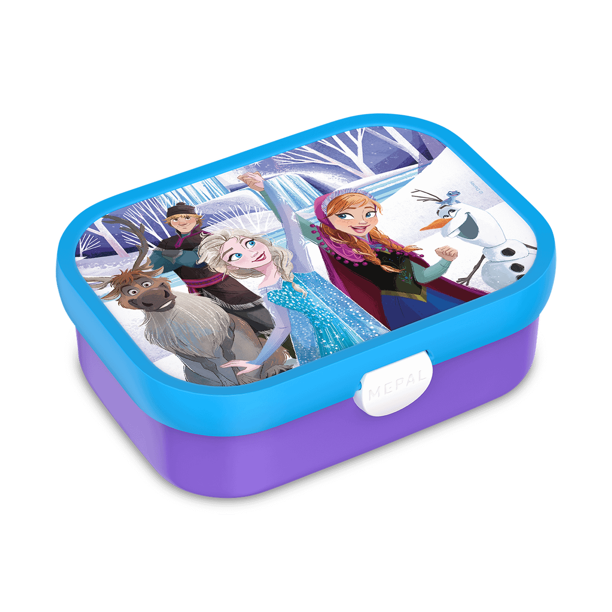 Lunchbox FROZEN FRIENDS Rechthoek Blauw