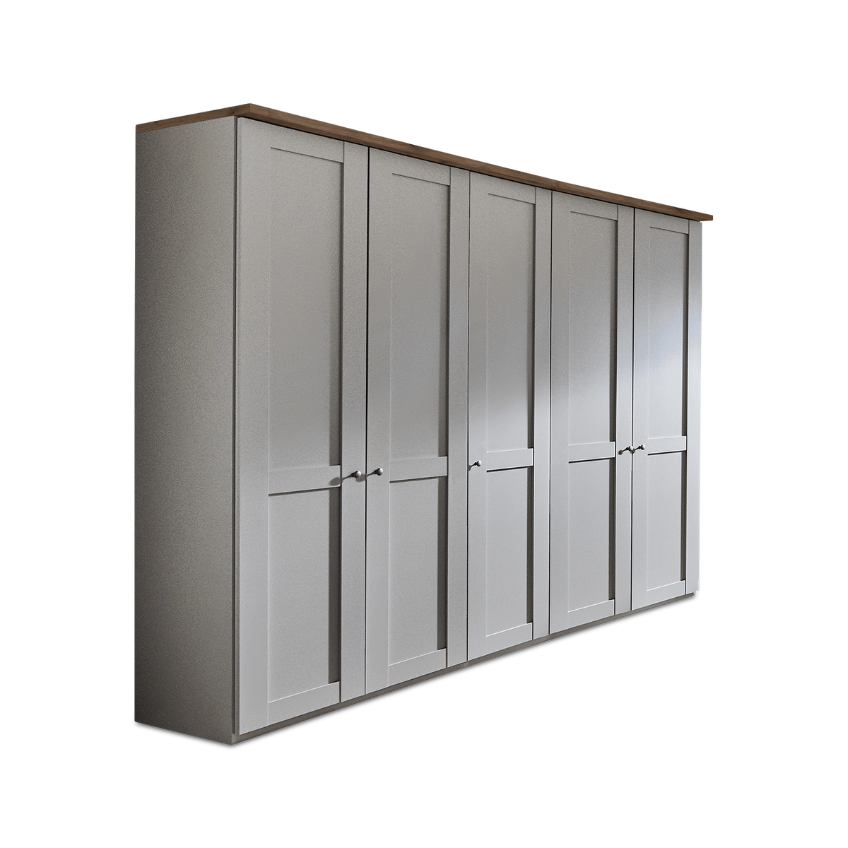 Kleerkast NAVAN Kiezelgrijs/Noors Eiken Decor B250