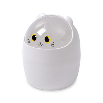 Afvalemmertje WHITE CAT Wit Afvalemmertje WHITE CAT Wit