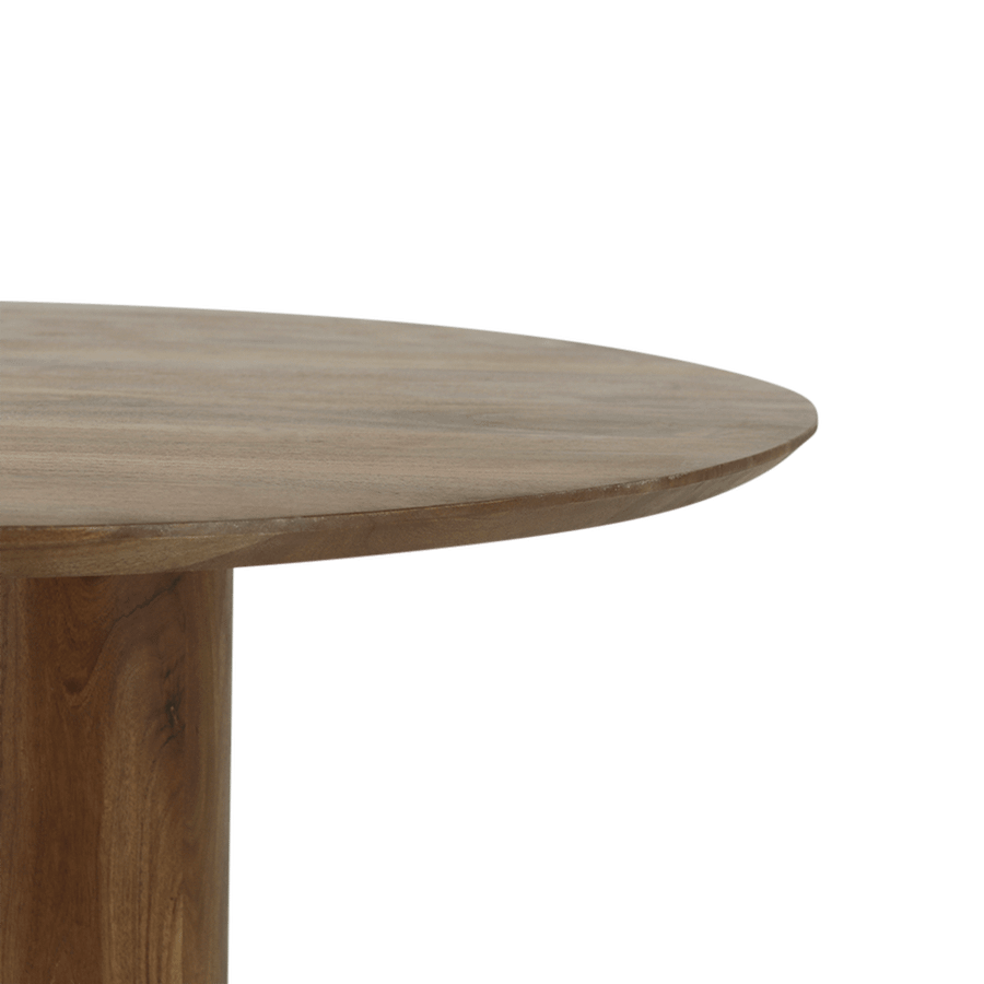 Eettafel MAYA Rond Ø130 Acacia Walnoot Eettafel MAYA Rond Ø130 Acacia Walnoot