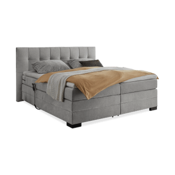 Boxspring KARSHI Elektrisch Verstelbaar 180x200 Silver Boxspring KARSHI Elektrisch Verstelbaar 180x200 Silver