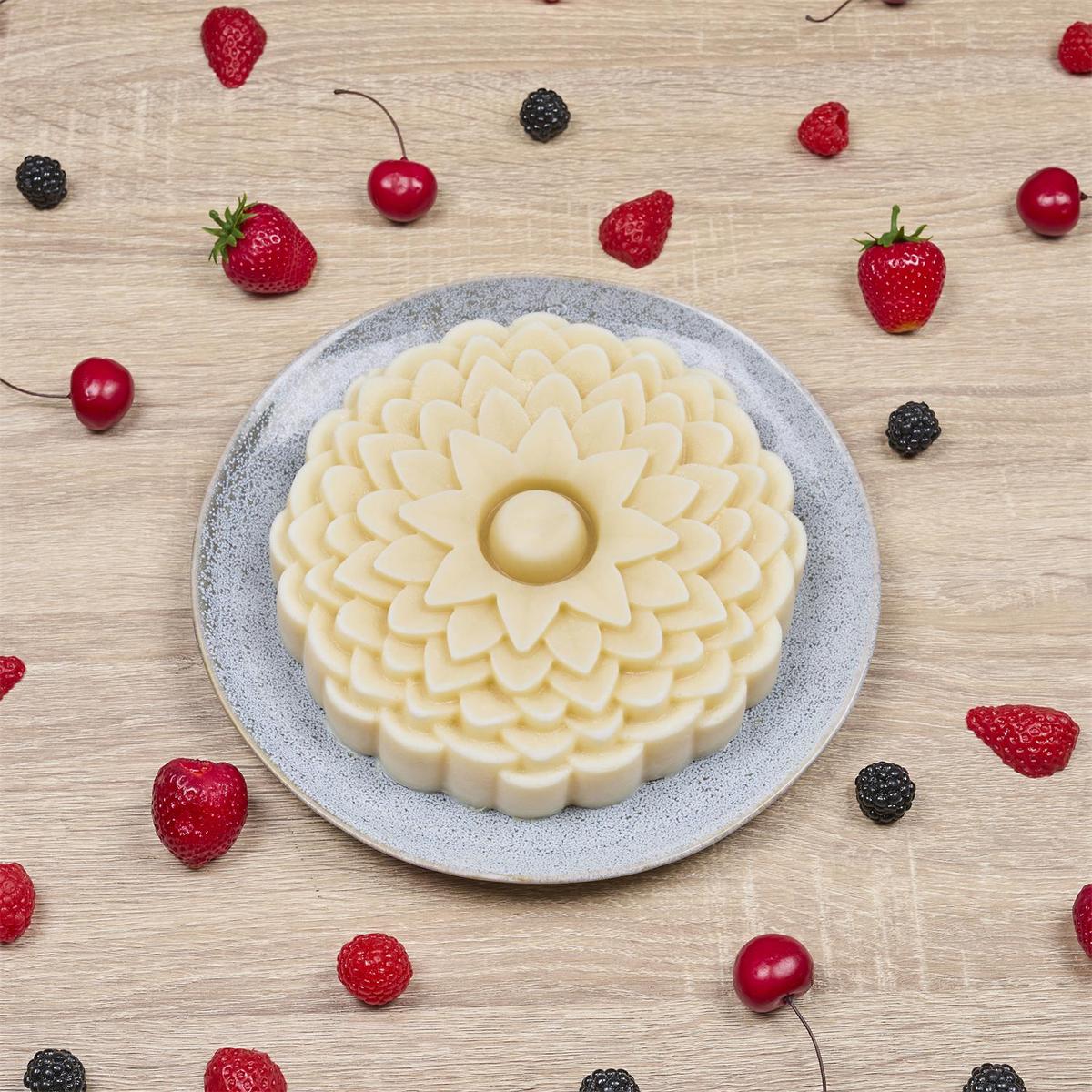 Bakvorm LILY Dahlia Sil. Roze