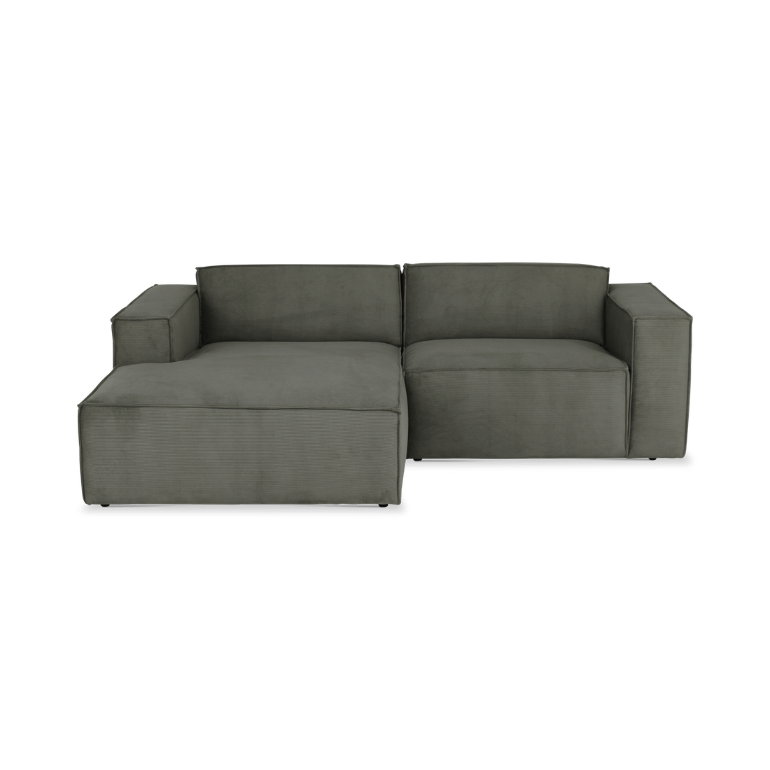 Hoeksalon MALTA Longchair Links Olijf Grijs Hoeksalon MALTA Longchair Links Olijf Grijs
