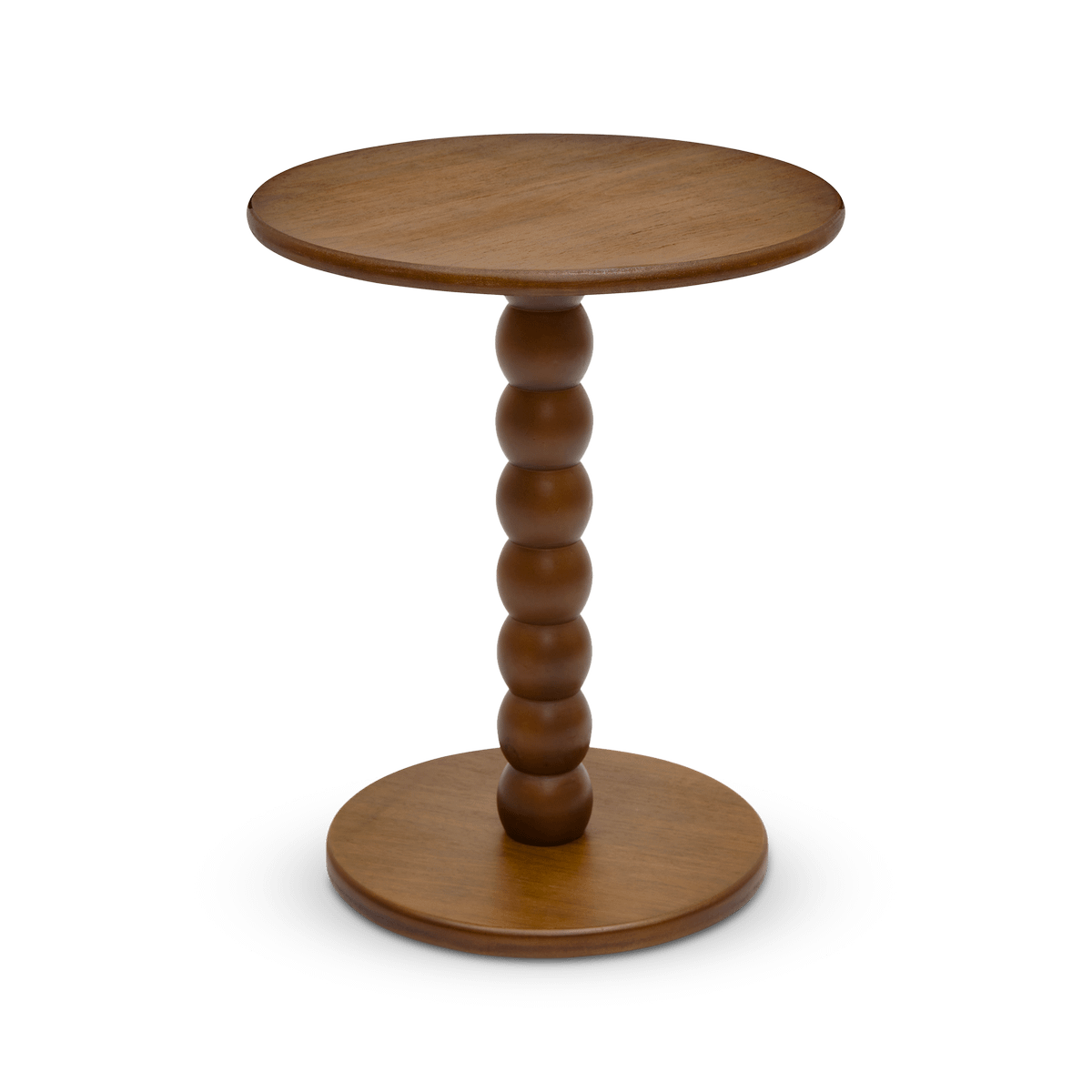 Bijzettafel BUTTON Rond Bruin