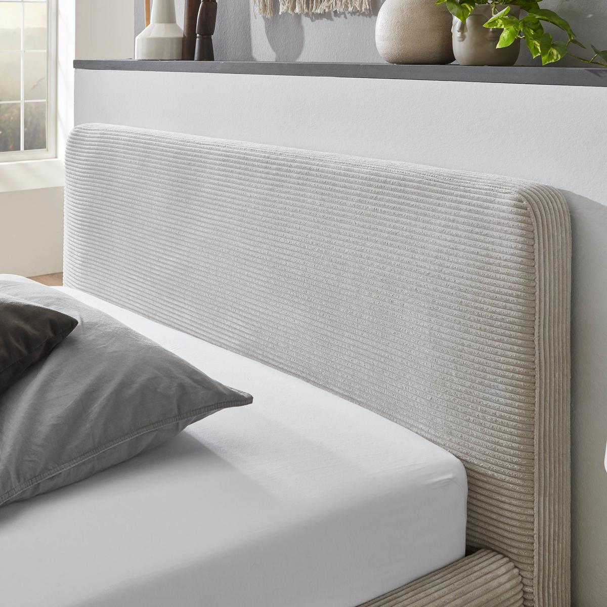 Bedkader met opbergruimte MATTI Poso Beige 140x200