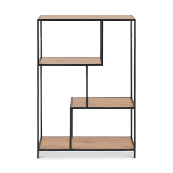 Boekenrek BOKSKAP Wild Oak Assymetrisch B77 Boekenrek BOKSKAP Wild Oak Assymetrisch B77