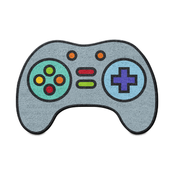 Deurmat LET'S PLAY Grijs Deurmat LET'S PLAY Grijs