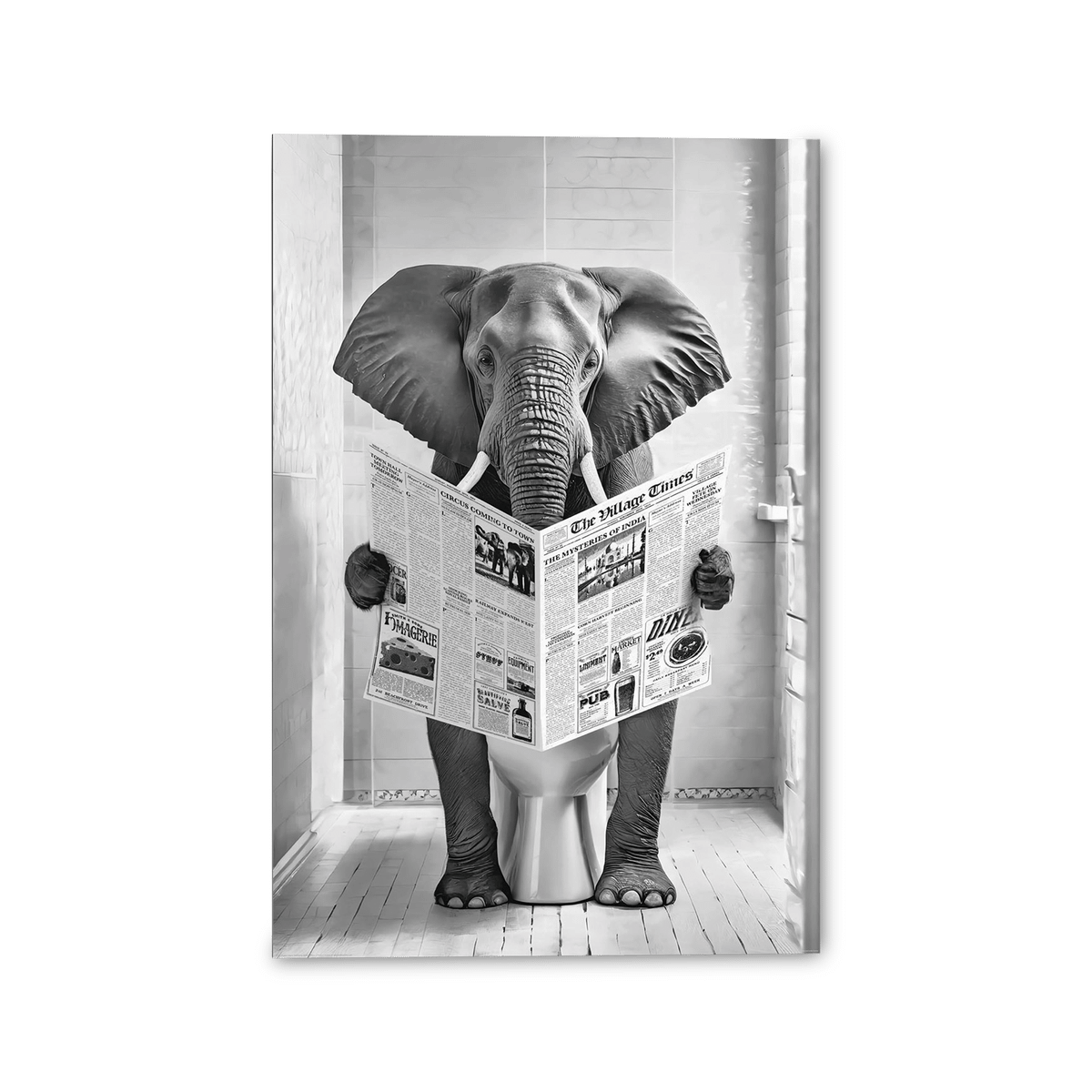 Deco Panel ELEPHANT TOILET