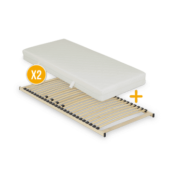 PROMOSET: 2x Ergoflex 26 90x200 + 2x Pocket 100 90x200 PROMOSET: 2x Ergoflex 26 90x200 + 2x Pocket 100 90x200