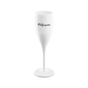 Champagneglas SELFIEQUEEN 100ml Wit Champagneglas SELFIEQUEEN 100ml Wit