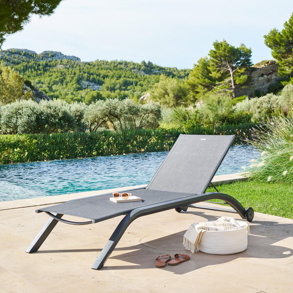 Verstelbaar Ligbed BRESCELLO Grafiet