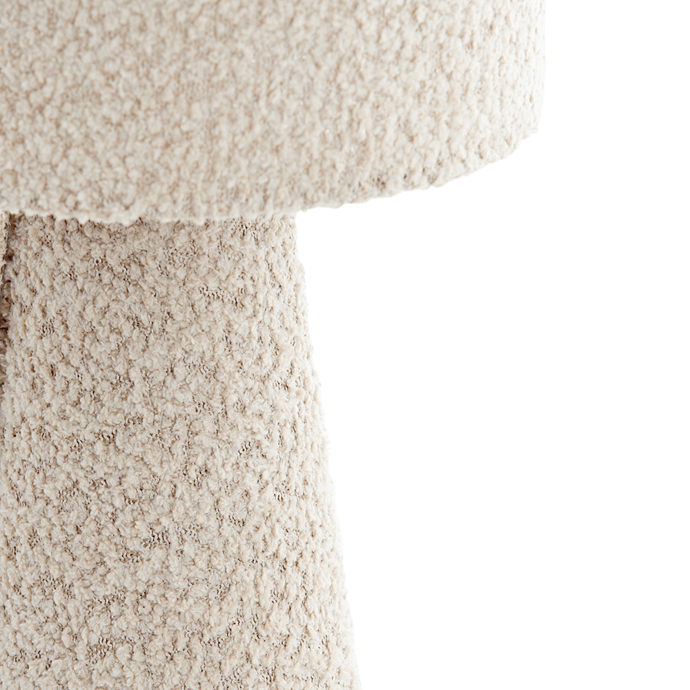 Tafellamp MICKEY Bouclé Zand