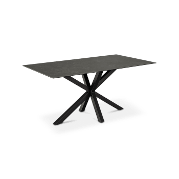 Eettafel FERRIS Glass/Keramiek Zwart Eettafel FERRIS Glass/Keramiek Zwart