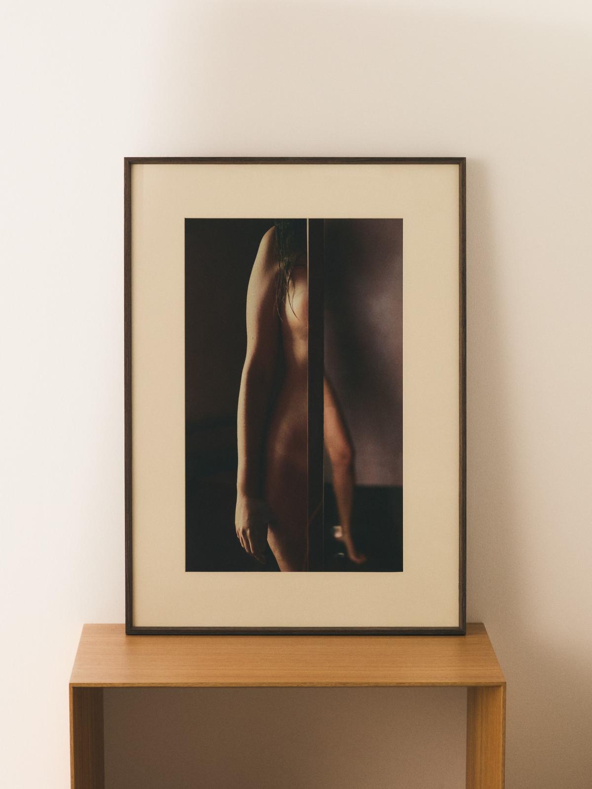 Zavira kunstwerk met foto van een vrouwelijk lichaam foto 50 x 70 cm