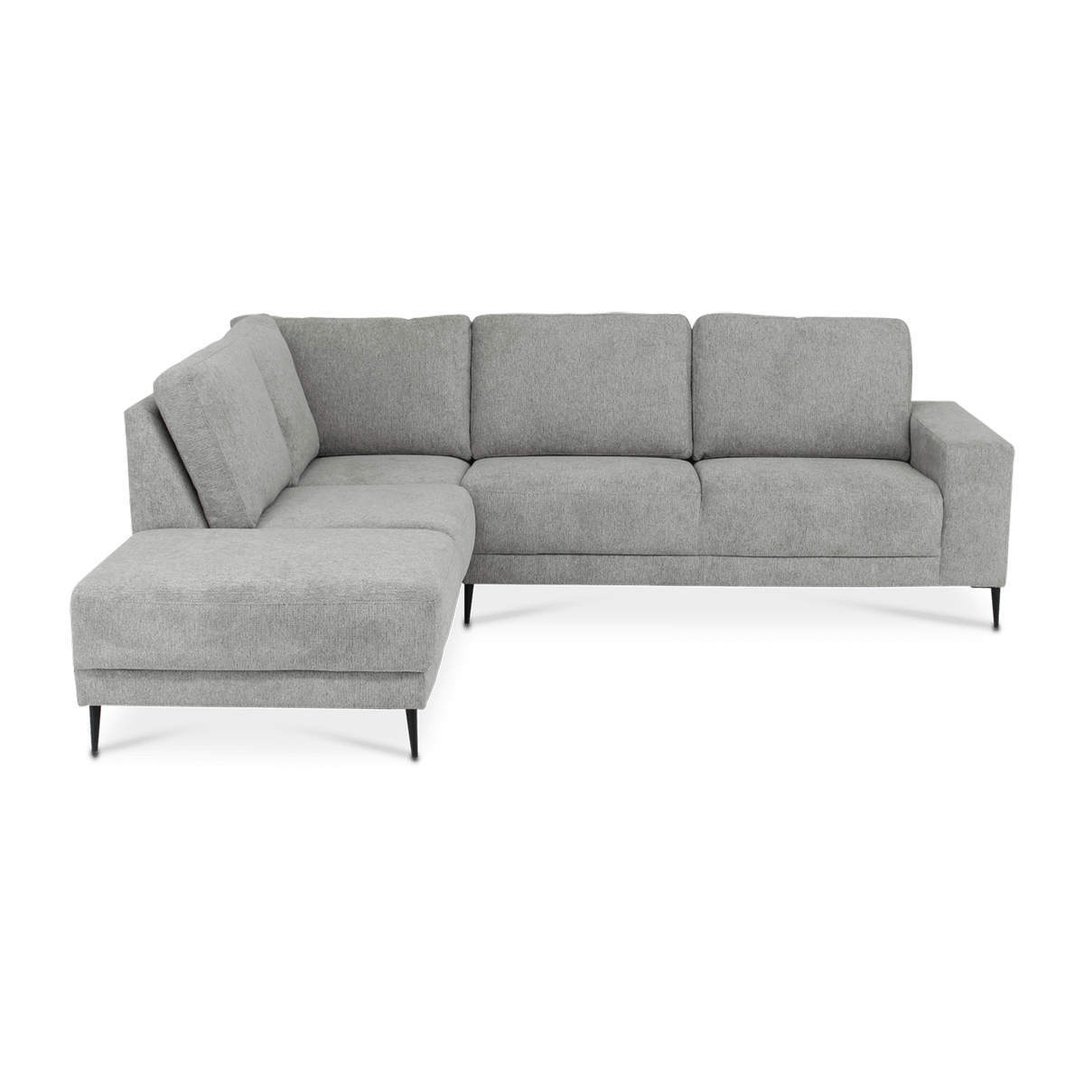 Hoeksalon SEVILLA Longchair Links Dolphin Grijs