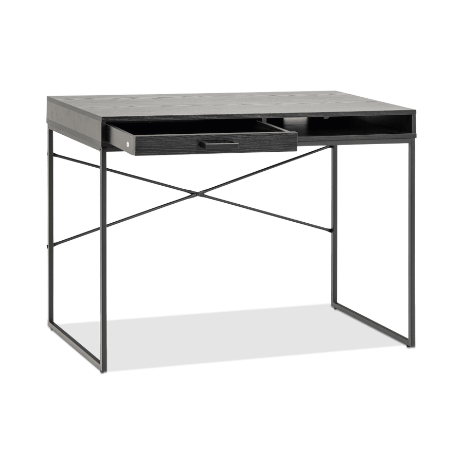 Bureau BOKSKAP Ash Black